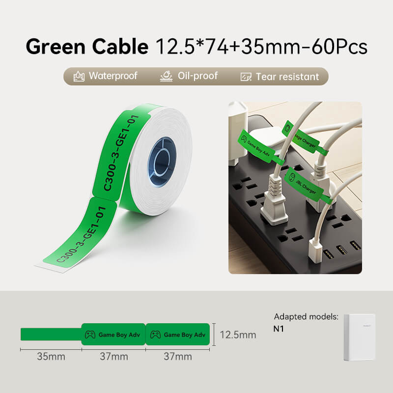 NIIMBOT Kabel-Etiketten – Effizientes Kabelmanagement