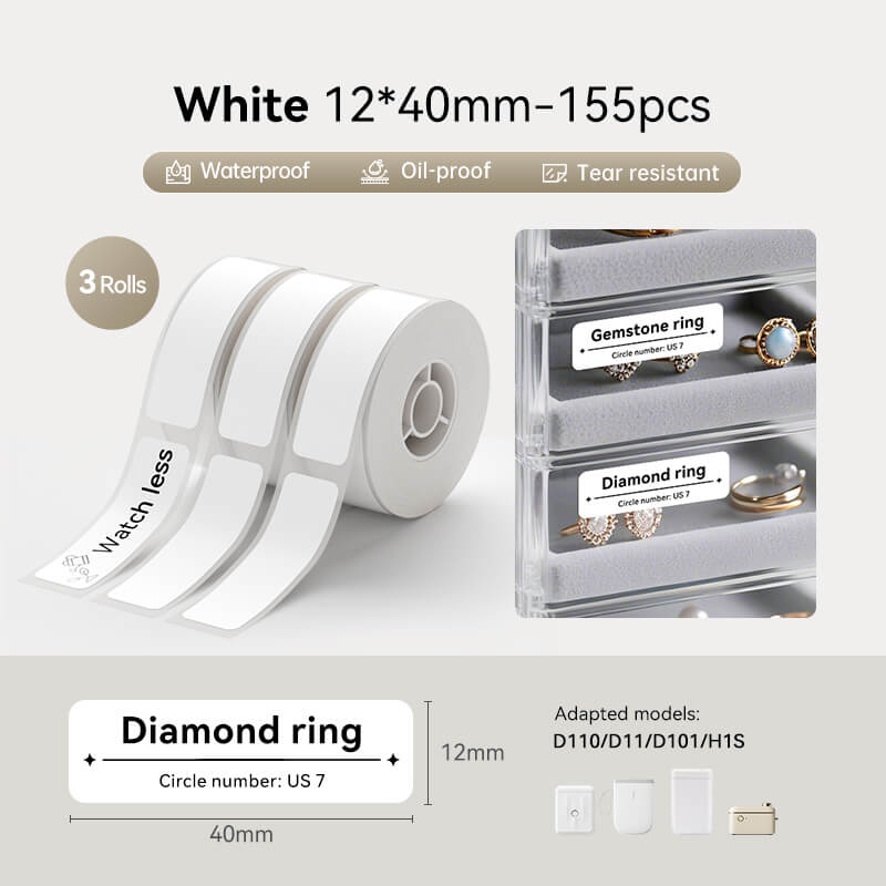 NIIMBOT Etikettenband-Set für D11, D110, D101