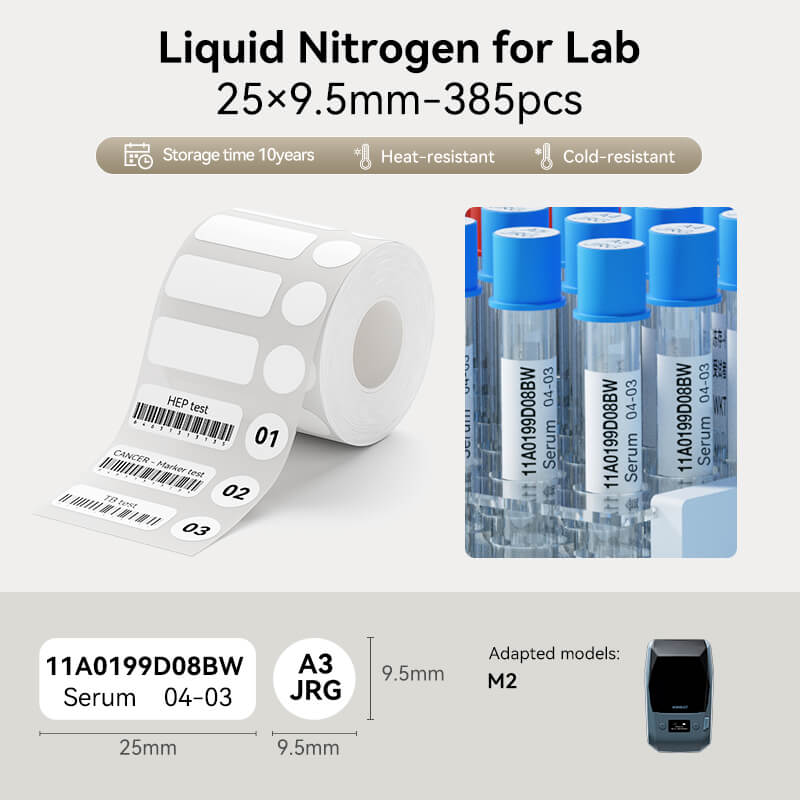 NIIMBOT Thermotransfer-Etikettendrucker – Etiketten für M2, M3