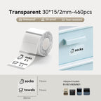 NIIMBOT Transparentes Etikettenband für B21, B1, B3S