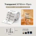 NIIMBOT Transparentes Etikettenband für B21, B1, B3S