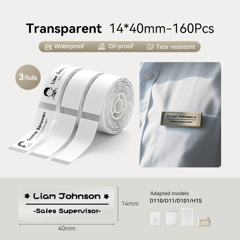 NIIMBOT Etikettenband-Set für D11, D110, D101