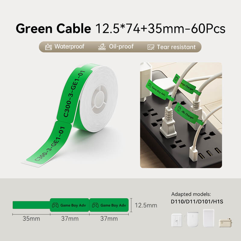 NIIMBOT Kabel-Etiketten – Effizientes Kabelmanagement