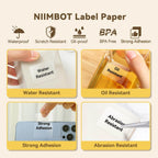 NIIMBOT Transparentes Etikettenband für B21, B1, B3S