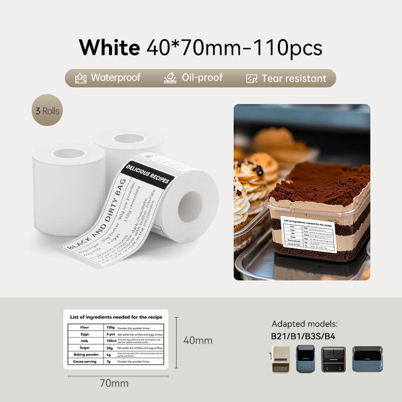 NIIMBOT Etikettenband-Set für B21, B1, B3S, K3, K2