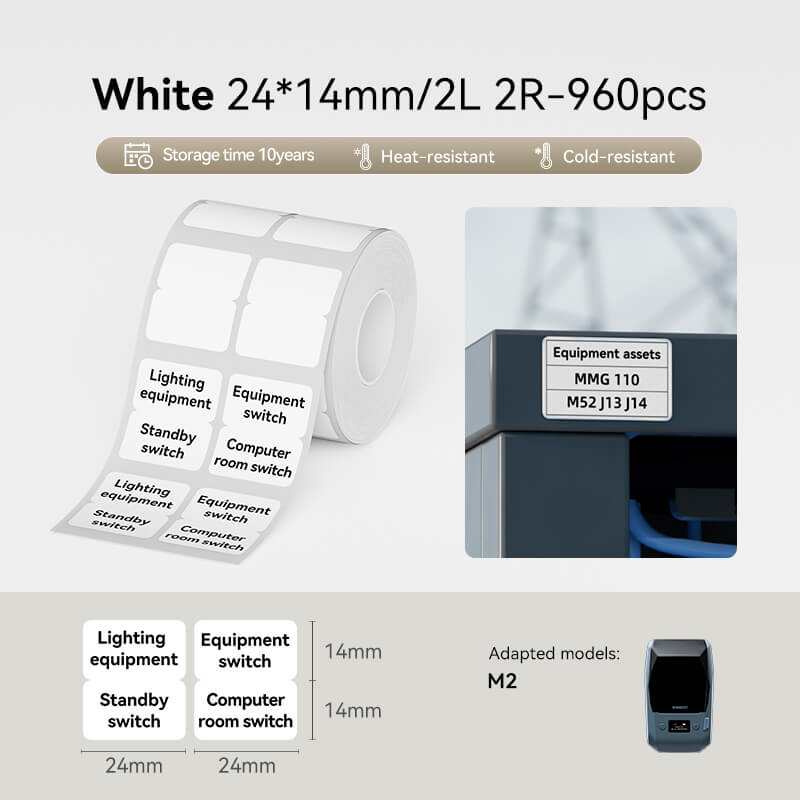 NIIMBOT Thermotransfer-Etikettendrucker – Etiketten für M2, M3