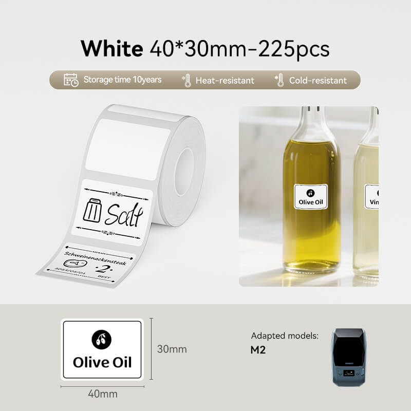 NIIMBOT Thermotransfer-Etikettendrucker – Etiketten für M2, M3