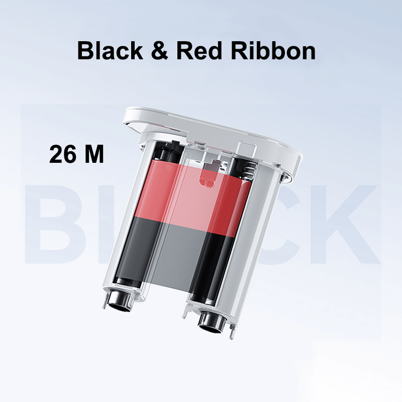 NIIMBOT Compatible Labeling M3 black&red Ribbon