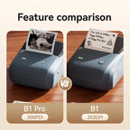 NIIMBOT B1 Pro Label Maker, 300DPI HD Label Printer, Ideal for Notes, Photos, Study and Work