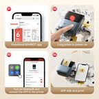 NIIMBOT B1 Pro Label Maker, 300DPI HD Label Printer, Ideal for Notes, Photos, Study and Work