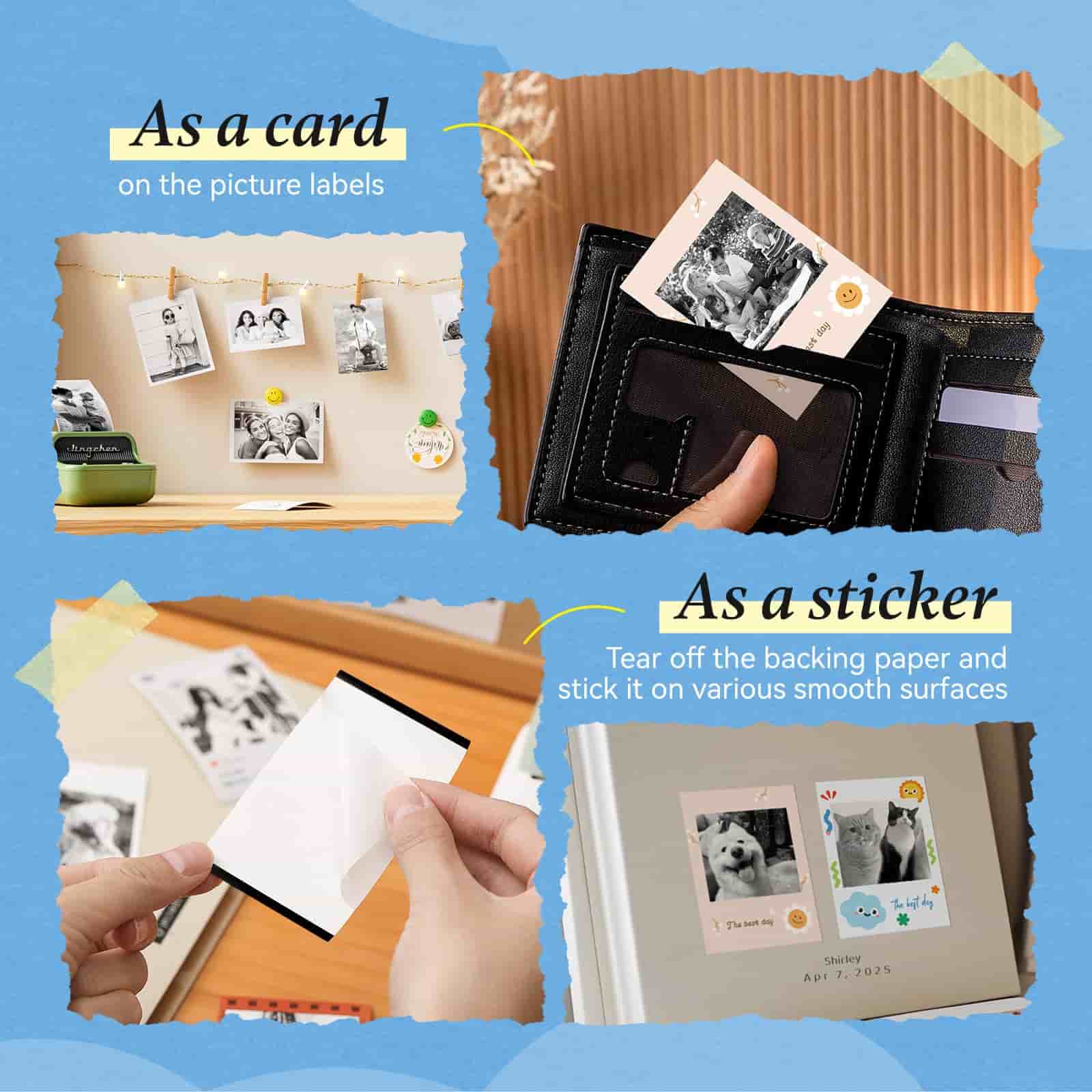 niimbot photo label sticker